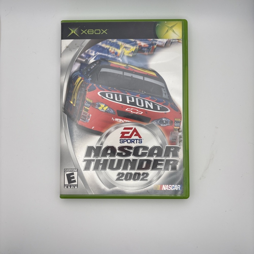 Microsoft Xbox Nascar Thunder 2002 EA Sports Racing Game Original Case Manual